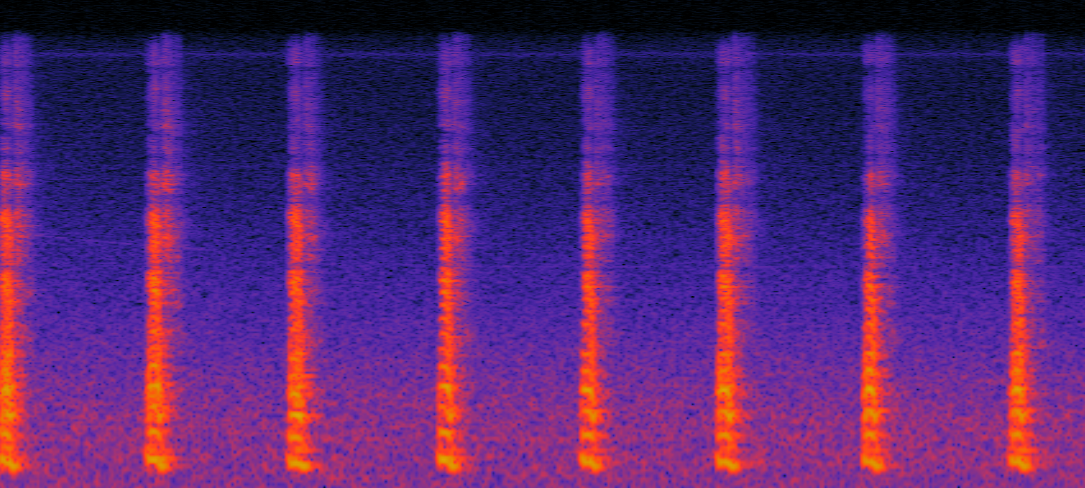 Spectrogram of F Trimmed 'F' Sound Spectrogram